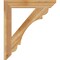 Ekena Millwork Olympic Slat Rough Sawn Bracket, Western Red Cedar, 4"W x 28"D x 32"H BKT04X28X32OLY06RWR - alternate 3